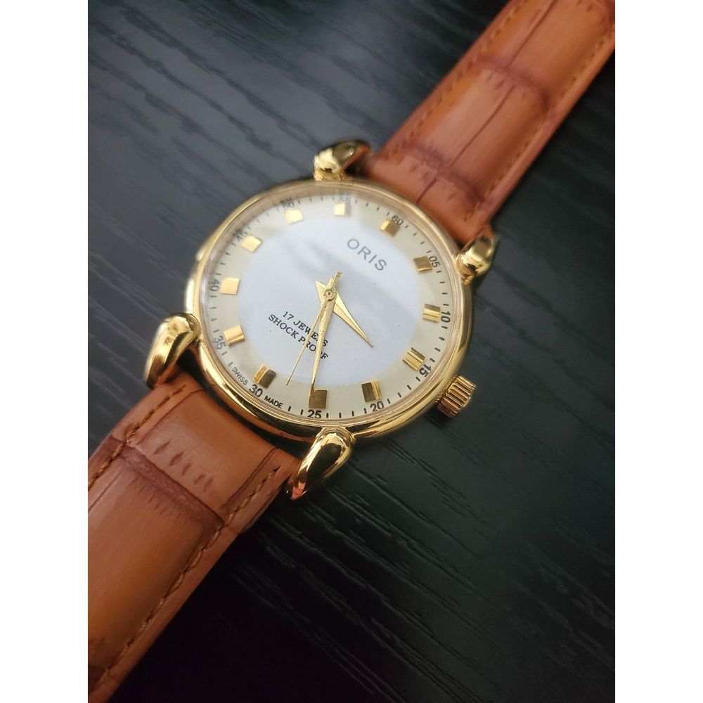 RARE Oris AM044 Vintage Swiss Hand Wind Men's Watch